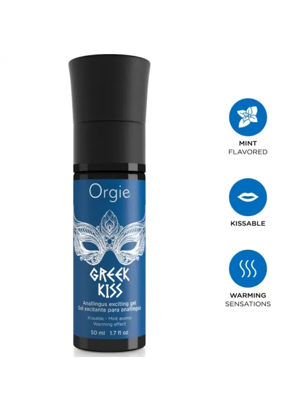 Orgie - Gel Stimolante Anale Al Menta 'Kig Kiss' 50 Ml - ORGIE - Piacere Anale | erosidea.com