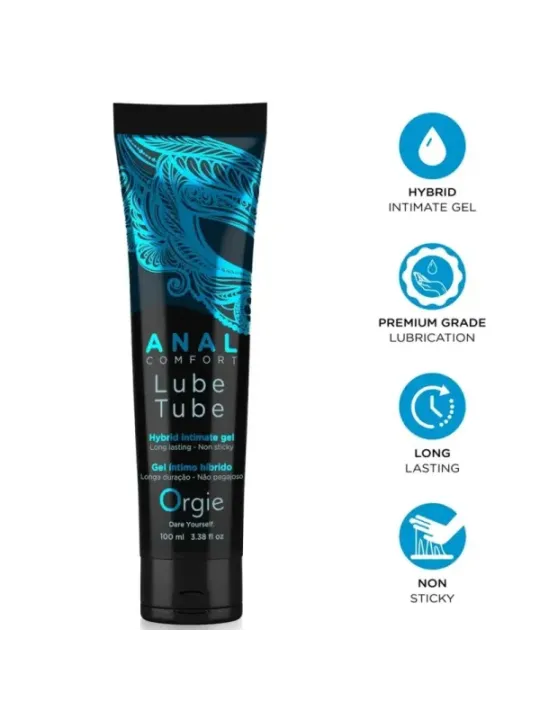 Orgie - Tubo Lubrificante Anal Comfort Gel Ibrido Intimo Per Sesso Anale 100 Ml - ORGIE - Piacere Anale | erosidea.com