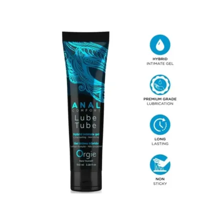 Orgie - Tubo Lubrificante Anal Comfort Gel Ibrido Intimo Per Sesso Anale 100 Ml - ORGIE - Piacere Anale | erosidea.com
