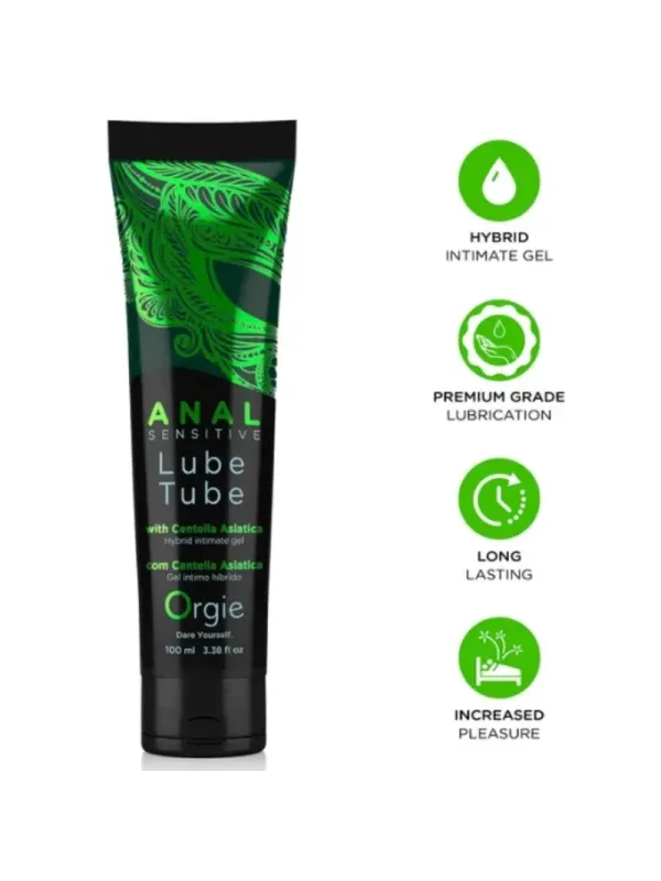 Orgie - Tubo Lubrificante Anale Gel Ibrido Sensitivo Per Sesso Anale 100 Ml - ORGIE - Piacere Anale | erosidea.com