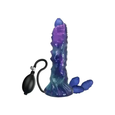 Power Monsters - Duskwalker Sentinel Tricolor Dildo Gonfiabile In Silicone Fantasy 23 Cm 5 Cm - POWER MONSTERS - Piacere Anale | erosidea.com