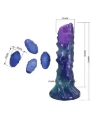 Power Monsters - Duskwalker Sentinel Tricolor Dildo Gonfiabile In Silicone Fantasy 23 Cm 5 Cm - POWER MONSTERS - Piacere Anale | erosidea.com