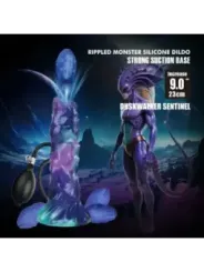 Power Monsters - Duskwalker Sentinel Tricolor Dildo Gonfiabile In Silicone Fantasy 23 Cm 5 Cm - POWER MONSTERS - Piacere Anale | erosidea.com