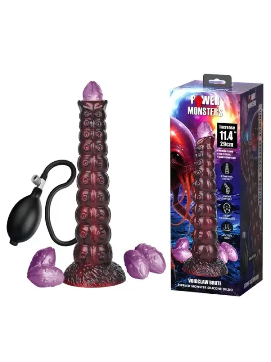 Power Monsters - Voidclaw Brute Dildo Gonfiabile In Silicone Bicolore Fantasy 29 Cm 5.7 Cm - POWER MONSTERS - Piacere Anale | erosidea.com