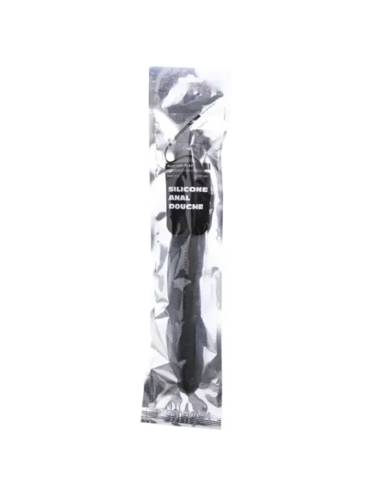 All Black - Doccia Anale In Silicone Sistema Stopper 27 Cm - ALL BLACK - Piacere Anale | erosidea.com