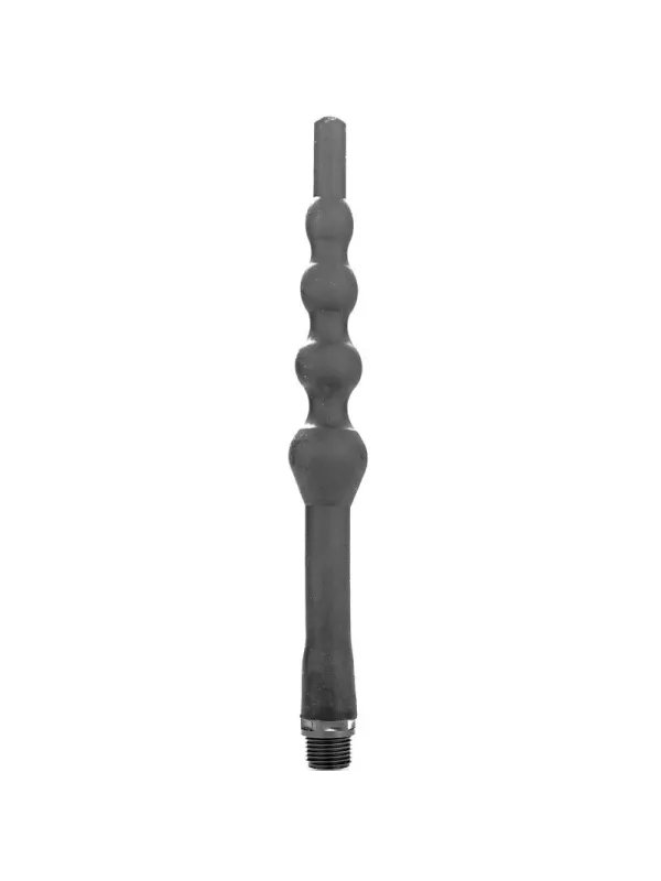 All Black - Doccia Anale Con Perline In Silicone 27 Cm - ALL BLACK - Piacere Anale | erosidea.com