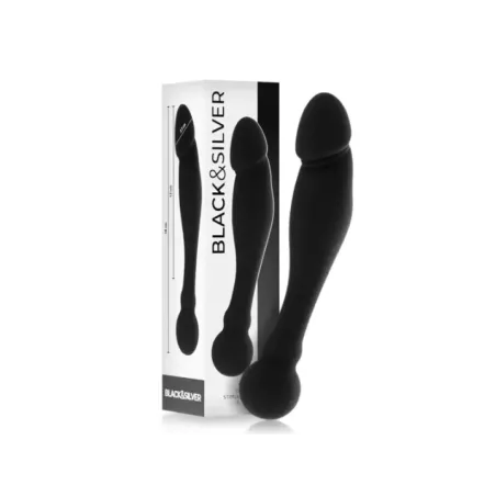 Black&Silver - Dildo Stimolante Del Punto G Karl 18 Cm - BLACK&SILVER - Piacere Anale | erosidea.com