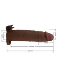 Pretty Love - Xerxes Vibrante Per Pene 22 Cm 45 Cm Marrone - DILDOS - Piacere Anale | erosidea.com