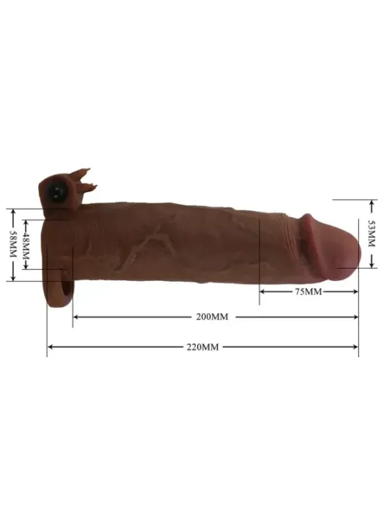 Pretty Love - Xerxes Vibrante Per Pene 22 Cm 45 Cm Marrone - DILDOS - Piacere Anale | erosidea.com