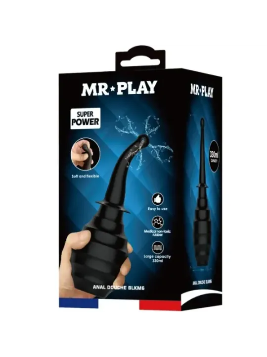 Mr Play - Doccia Anale Blkm6 Super Power Nero - MR PLAY - Piacere Anale | erosidea.com