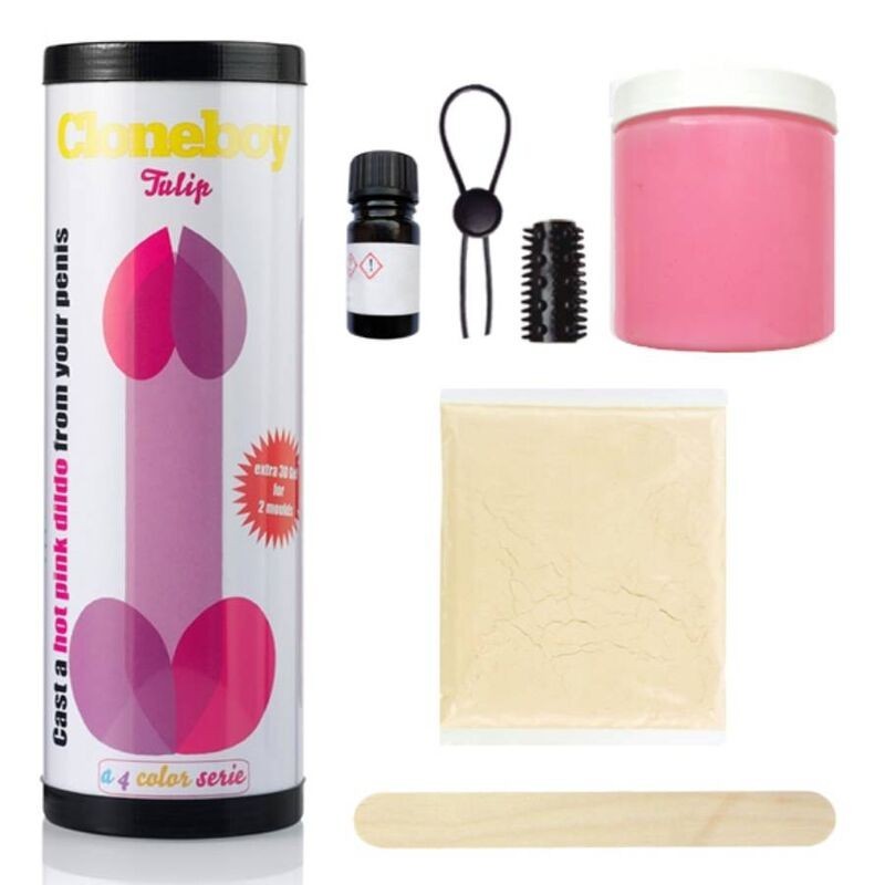 Cloneboy - Dildo Tulipano Rosa Intenso - CLONEBOY - Guaine e Prolunghe | erosidea.com