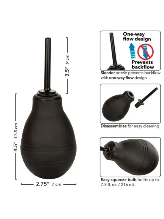 Calexotics - One Way Doccia Anale Nera - CALEXOTICS - Piacere Anale | erosidea.com