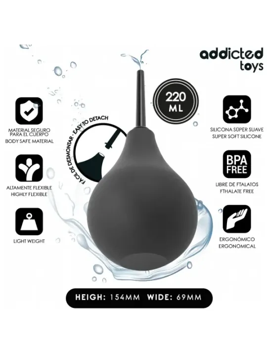 Addicted Toys - Detergente Anale Da Viaggio Taglia L 220 Ml - Addicted Toys - Piacere Anale | erosidea.com