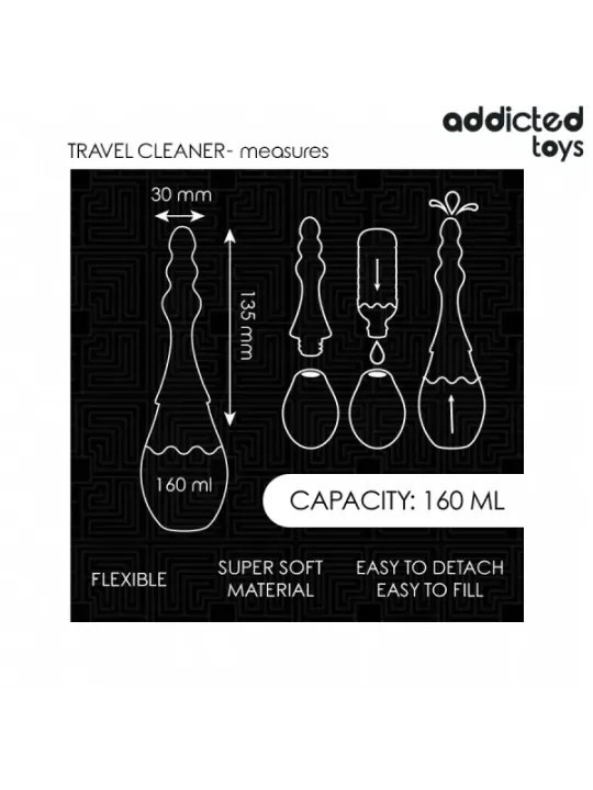 Addicted Toys - Detergente Da Viaggio Modello 4 - Addicted Toys - Piacere Anale | erosidea.com