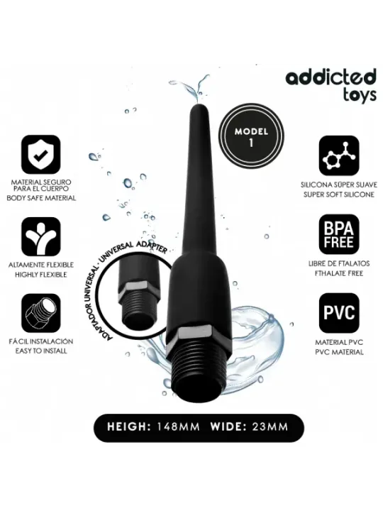 Addicted Toys - Pulitore Anale Con Adattatore Universale Modello 1 - Addicted Toys - Piacere Anale | erosidea.com