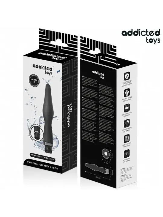 Addicted Toys - Pulitore Anale Con Adattatore Universale Modello 2 - Addicted Toys - Piacere Anale | erosidea.com