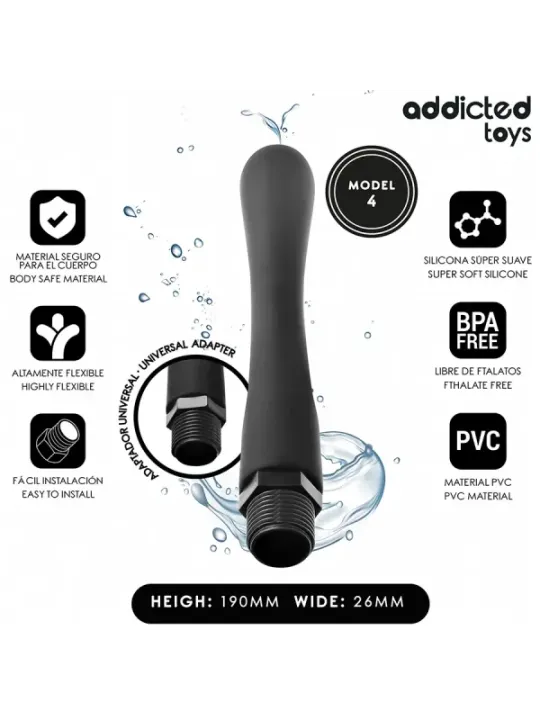 Addicted Toys - Pulitore Anale Con Adattatore Universale Modello 4 - Addicted Toys - Piacere Anale | erosidea.com