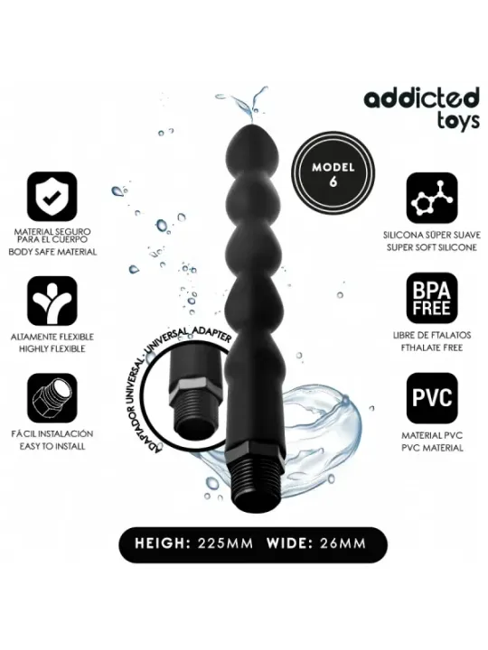 Addicted Toys - Pulitore Anale Con Adattatore Universale Modello 6 - Addicted Toys - Piacere Anale | erosidea.com