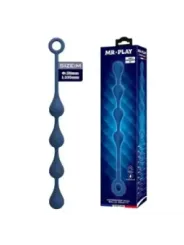 Mr Play - Perle Anali In Silicone Blu Taglia M 33 Cm - MR PLAY - Piacere Anale | erosidea.com