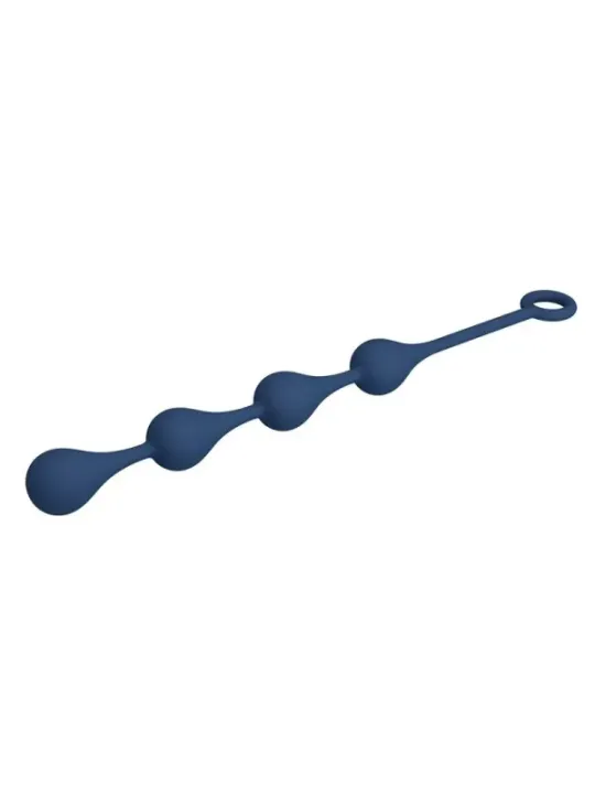 Mr Play - Perle Anali In Silicone Blu Taglia M 33 Cm - MR PLAY - Piacere Anale | erosidea.com