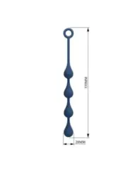 Mr Play - Perle Anali In Silicone Blu Taglia M 33 Cm - MR PLAY - Piacere Anale | erosidea.com