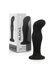 Black&Silver - Sean Plug Anale Premium In Silicone Nero - BLACK&SILVER - Plug e Catene Anali | erosidea.com