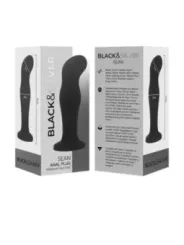 Black&Silver - Sean Plug Anale Premium In Silicone Nero - BLACK&SILVER - Plug e Catene Anali | erosidea.com