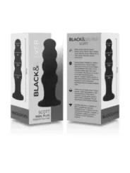 Black&Silver - Plug Anale In Silicone Scott Premium Nero - BLACK&SILVER - Plug e Catene Anali | erosidea.com