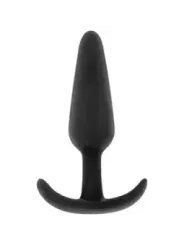 Black&Silver - Plug Anale In Silicone Hansel Con Maniglia Piccolo - BLACK&SILVER - Plug e Catene Anali | erosidea.com