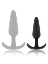 Black&Silver - Plug Anale In Silicone Hansel Con Maniglia Piccolo - BLACK&SILVER - Plug e Catene Anali | erosidea.com