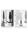 Black&Silver - Plug Anale In Silicone Hansel Con Maniglia Piccolo - BLACK&SILVER - Plug e Catene Anali | erosidea.com