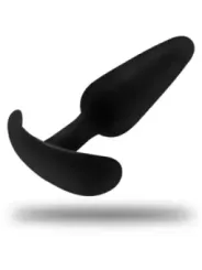 Black&Silver - Plug Anale In Silicone Kael Con Manico Medio - BLACK&SILVER - Plug e Catene Anali | erosidea.com