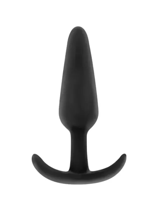 Black&Silver - Plug Anale In Silicone Kael Con Manico Medio - BLACK&SILVER - Plug e Catene Anali | erosidea.com