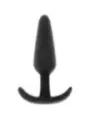Black&Silver - Plug Anale In Silicone Kael Con Manico Medio - BLACK&SILVER - Plug e Catene Anali | erosidea.com