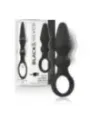 Black&Silver - Potente Plug Anale In Silicone Ozzy - BLACK&SILVER - Plug e Catene Anali | erosidea.com