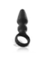 Black&Silver - Potente Plug Anale In Silicone Ozzy - BLACK&SILVER - Plug e Catene Anali | erosidea.com