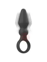 Black&Silver - Potente Plug Anale In Silicone Ozzy - BLACK&SILVER - Plug e Catene Anali | erosidea.com