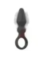 Black&Silver - Potente Plug Anale In Silicone Ozzy - BLACK&SILVER - Plug e Catene Anali | erosidea.com