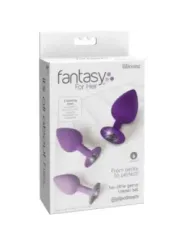 Fantasy For Her - Set Di Plug Anali Viola - FANTASY FOR HER - Plug e Catene Anali | erosidea.com