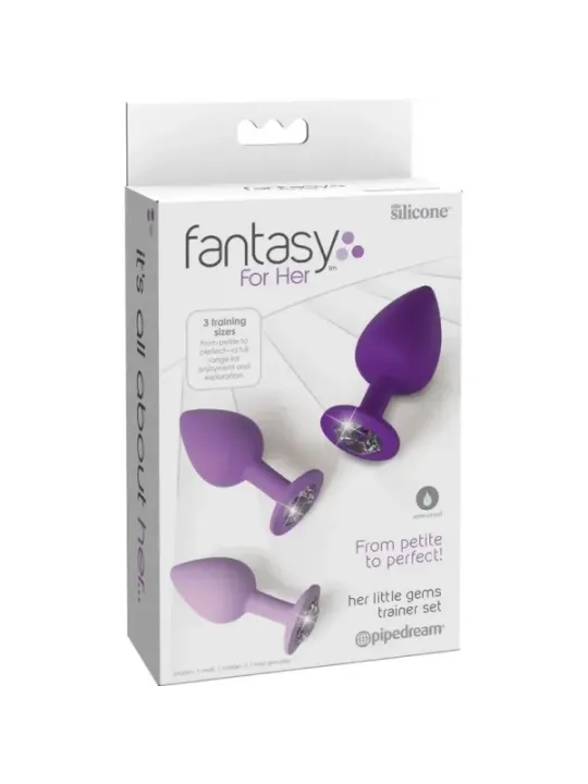 Fantasy For Her - Set Di Plug Anali Viola - FANTASY FOR HER - Plug e Catene Anali | erosidea.com