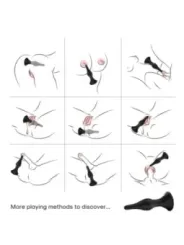 Armony - Plug E Vibratore Anale Telecomando - Nero - ARMONY ANAL - Plug e Catene Anali | erosidea.com