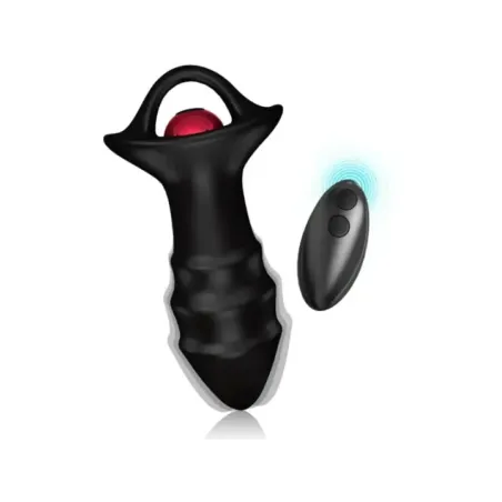 Armony - Vibratore A Dita Kylin E Telecomando Con Presa Anale Nero - ARMONY ANAL - Plug e Catene Anali | erosidea.com