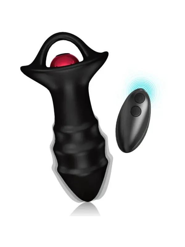 Armony - Vibratore A Dita Kylin E Telecomando Con Presa Anale Nero - ARMONY ANAL - Plug e Catene Anali | erosidea.com