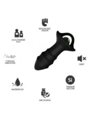 Armony - Vibratore A Dita Kylin E Telecomando Con Presa Anale Nero - ARMONY ANAL - Plug e Catene Anali | erosidea.com