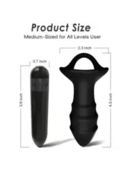 Armony - Vibratore A Dita Kylin E Telecomando Con Presa Anale Nero - ARMONY ANAL - Plug e Catene Anali | erosidea.com