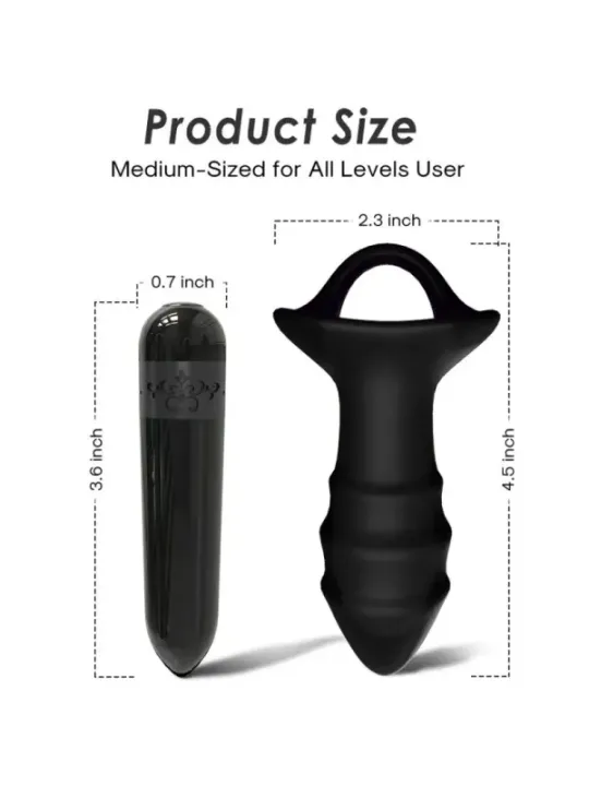 Armony - Vibratore A Dita Kylin E Telecomando Con Presa Anale Nero - ARMONY ANAL - Plug e Catene Anali | erosidea.com