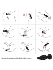 Armony - Vibratore E Plug Anale Telecomando Nero - ARMONY ANAL - Plug e Catene Anali | erosidea.com