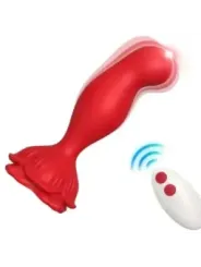 Armony - Vibratore Rosa E Telecomando Plug Anale Rosso - ARMONY ANAL - Plug e Catene Anali | erosidea.com