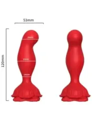 Armony - Vibratore Rosa E Telecomando Plug Anale Rosso - ARMONY ANAL - Plug e Catene Anali | erosidea.com