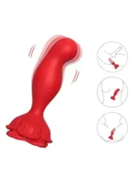 Armony - Vibratore Rosa E Telecomando Plug Anale Rosso - ARMONY ANAL - Plug e Catene Anali | erosidea.com